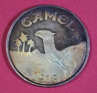 1oz SILVER ROUND CAMEL CIGARETTES JOE CAMEL 1913-1993 ANNIVERSARY * .999 FINE*