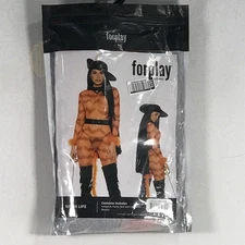 Forplay Sexy Ninth Life Cat Costume, Women's Size S/M - Orange