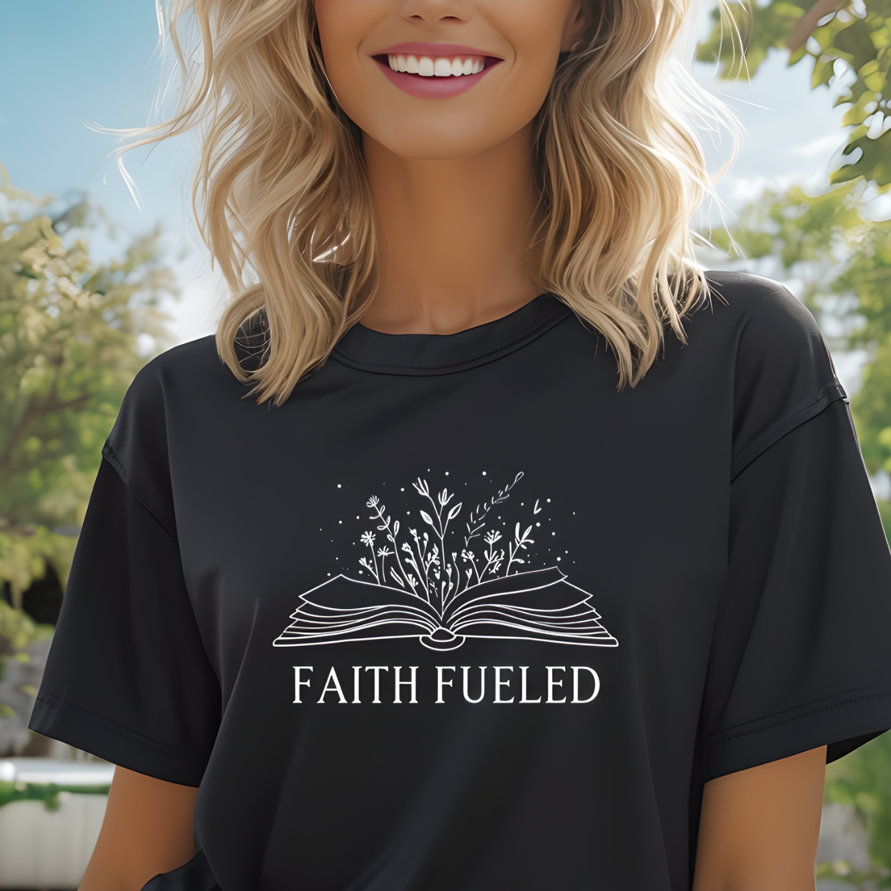 Faith Fueled Christian Graphic Tee | Unisex Cotton T-Shirt S-4XL