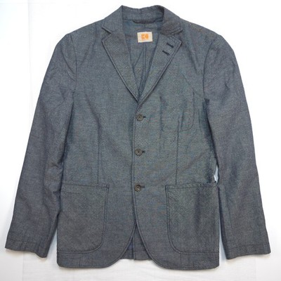 Hugo Boss Blazer Herren Größe S Blau Leinen Baumwolle Taschen Hugo Boss Blazer