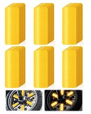 60Pcs Reflective Stickers, Warning Safety 60pcs Orange Stickers