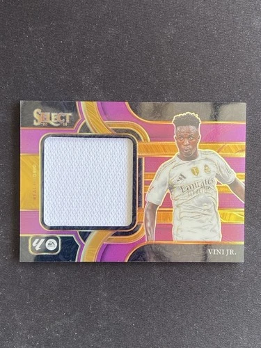 Vini Jr. 2025-26 Panini Select La Liga Jumbo Swatches Jersey Purple /49 #JS-VJR