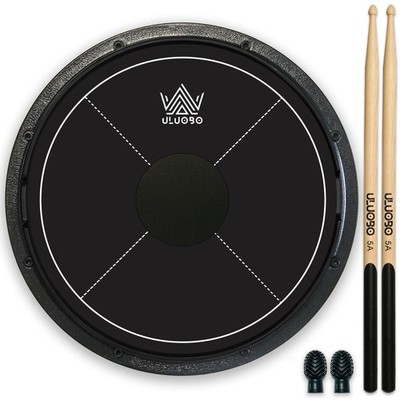 Drum Practice Pad 12 Inch Quiet Snare Simulation Steel Balls Sticks Tips