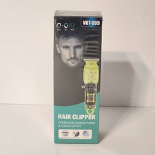 VBT-999 Professional Hair Clipper Trimmer LCD Display USB Rechargeable Complete