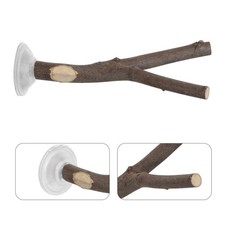 2pcs Parrot Shower Perch - Portable Bird Perch with Strong Suction Cup for