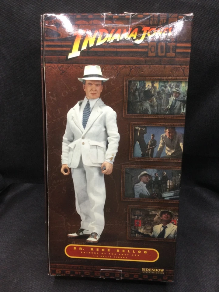 Figura de acción SIDESHOW Exculsive Dr. Rene Belloq 12" Indiana Jones 2009 Foto 4 de 4