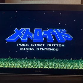 Metroid Nintendo Famicom Disk System FDS Japan import 1986 Repro Label Tested