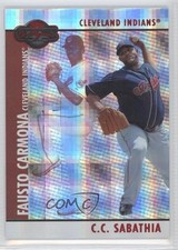 2008 Co-Signers Hyper Plaid Red CC Sabathia Roberto Hernandez Fausto Carmona 0a1