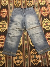 Vintage Marithe MFG Shuttle Jeans Francois Girbaud Jeans 44x 34 Rave Hip Hop NWT