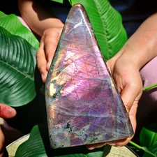 2.3LB Natural Labrador moonstone quartz free form mineral specimen  1050g