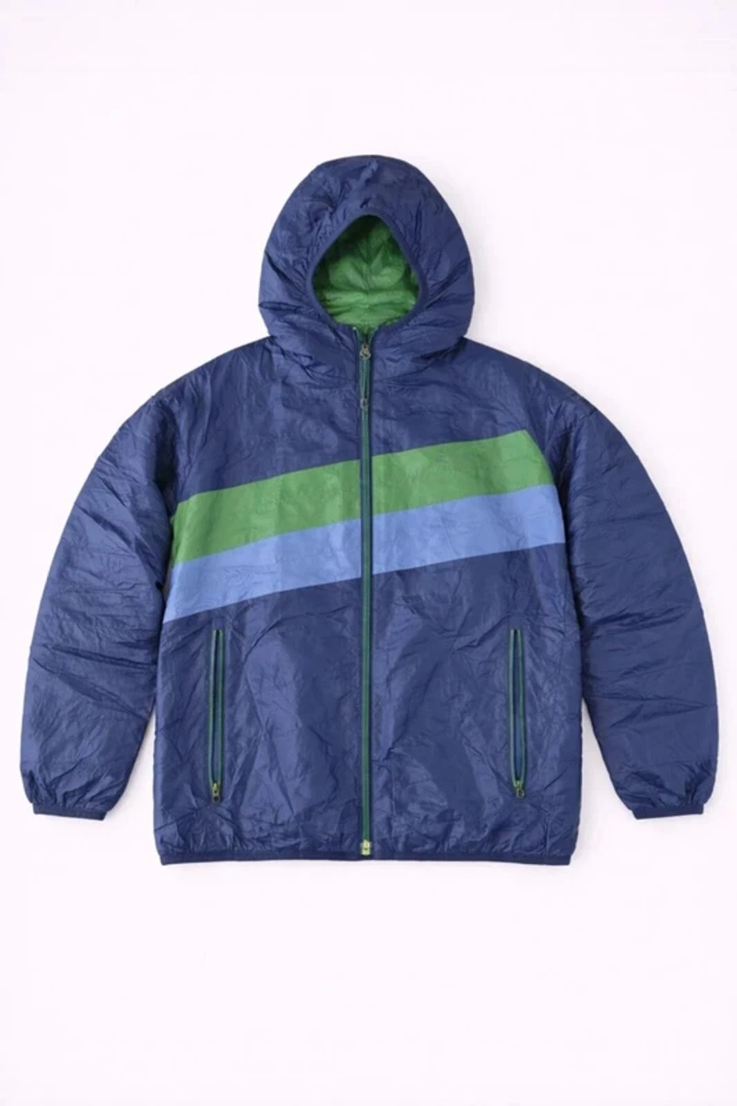 L.L. Bean Jacket Kids Medium 10-12 Hooded Puffer Blue Green Outdoor
Opens in a new window or tab