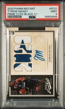 2020 PANINI INSTANT PRIME CUTS BLACK 1/1 #PC21 TYRESE MAXEY 1/1 PSA 9