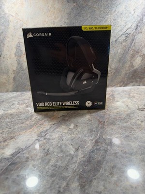Corsair VOID RGB Elite Wireless Gaming Headset PC Mac PlayStation w/ USB Dongle