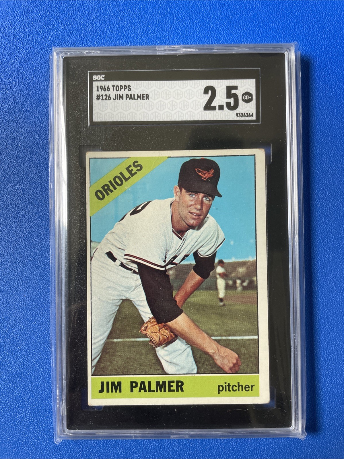 1966 Topps Jim Palmer #126 Rookie SGC 2.5 Baltimore Orioles HOF RC
