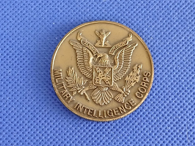 MILITARY INTELLIGENCE CORPS Activation 1 July 1987 Seoul Korea Challenge Coin