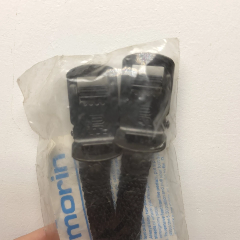 Mt. Christophe Bicycle Toe Clip Straps Black Vintage Original Special For ATB - Image 3 of 4