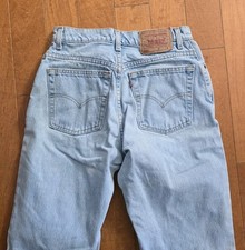 Vintage Levi s 550 Relaxed Fit Tapered Leg Light Wash Jeans Size 8 Regular 3