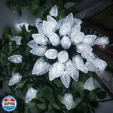 AWQ 100LED 81 FT C9 Christmas String Lights Plug in Fairy Twinkle String Ligh