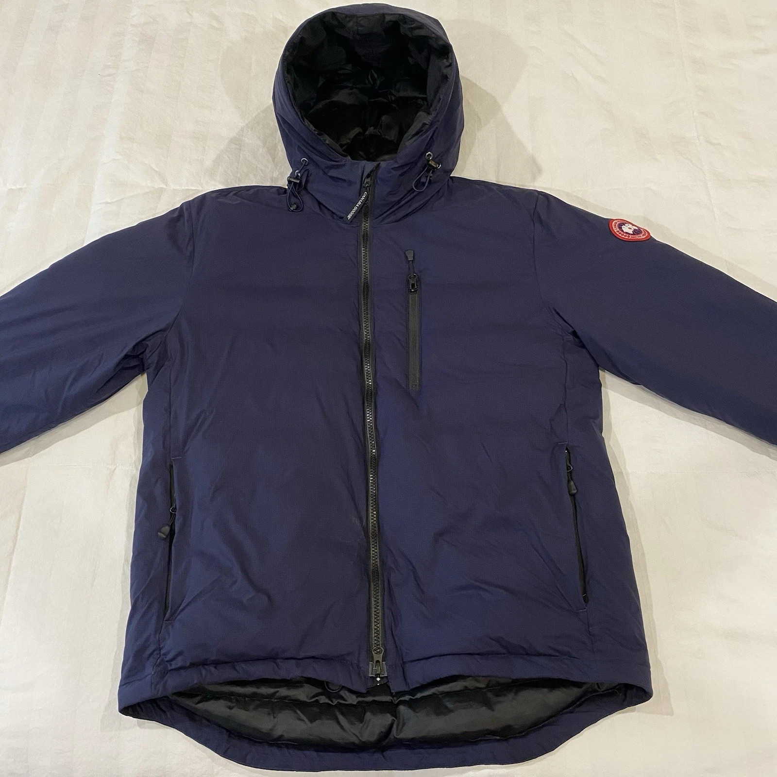 Canada Goose Lodge Hoody - Excellent - Mens Medium - Atlantic Navy - MSRP $950 image 4