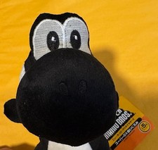 Nintendo Super Mario Black Yoshi 2007 Plush T...