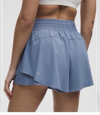 Lululemon Shake It Out High-Rise Short 2.5'' Washed Denim Size L 2025