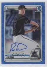 2020 Bowman Draft Chrome Picks Blue Wave Refractor Dax Fulton Daxton Auto 0m4r