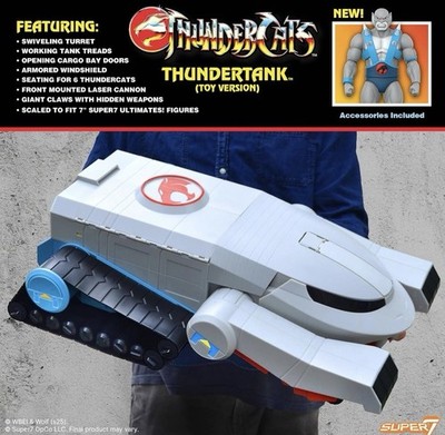 Thundercats ThunderTank Super7 Ultimates *Missing Panthro Action Figure*