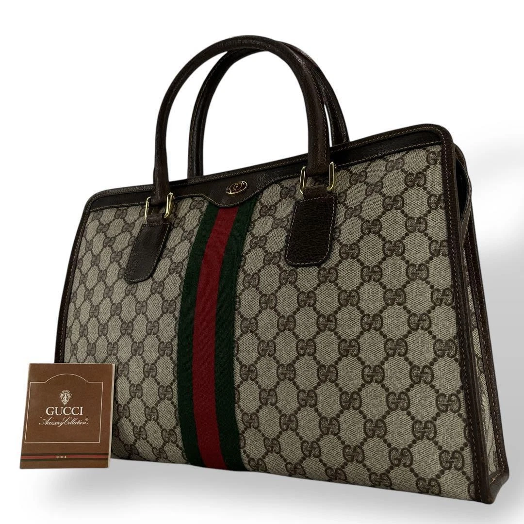 Ancien sac Gucci Business Line Sherry Gg Supreme grande capacité A4 disponible