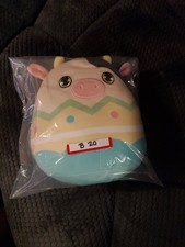 Kellytoy Squishmallows Connor The Cow In Easter Egg 8" Stuffed Plush