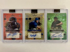 2025 Wild Card 5 Card Draw Stacked Deck Lot of 3 Autographed Baseball Hobby