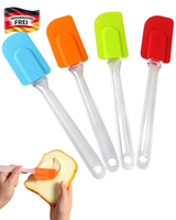 4 StüCk Teigschaber Silikon, Teigschaber Kochen Und Mischen, Teigschaber Set Mit