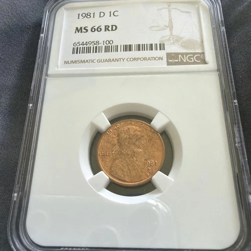1981-D Lincoln Memorial Cent — photo from the most recent tracked eBay sale