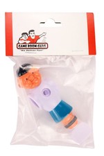 Blue Foosball Table Man with Rounded Foot