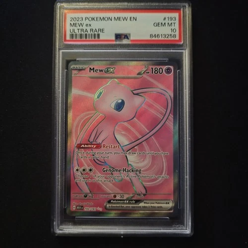 Scarlet & Violet Mew EX #193/165 SV 151 Series PSA 10 GEM MT