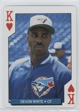 1994 Bicycle Toronto Blue Jays Playing Cards Box Set Devon White #KH