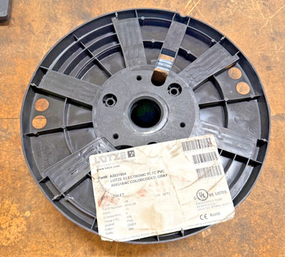 Lutze A3031804 Wire AWG18/4C COLOR CODED, Gray, 300 Volts, Partial Spool