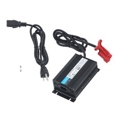 With SB50 Style RED Connector 10 Amp - 1.1m 24V Floor Scrubber Battery Recharger