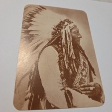 Vintage Postcard Sitting Bull Teton Sioux Chief Old West Collectors Series
