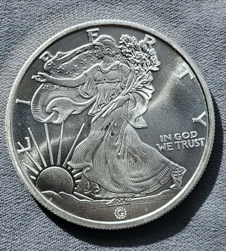 1 oz .999 Fine Silver Round Walking Liberty Design