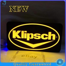 Lampada LED USB 8 pollici Klipsch stampata 3D scatola luminosa altoparlante logo illuminazione
