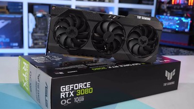 ASUS TUF Gaming GeForce RTX 3080 OC 10GB GDDR6X Graphics Card (NO BOX)