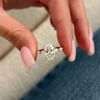 IGI Lab Grown Exclusive Ring 2.24 Ct Oval Cut Diamond 14K Yellow Gold E F VVS2