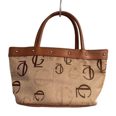 Guy Laroche Handbag All Over Pattern Brown GY99 Women s - Photo 1/4