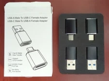 Temdan USB to USB C Adapters 4 Pack - Fast Shipping