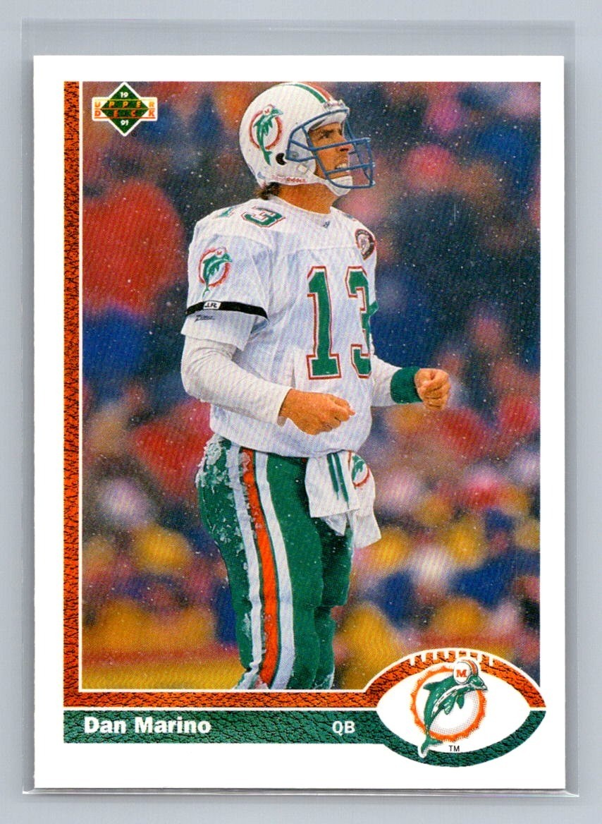 1991 Upper Deck #255c Dan Marino Football Miami Dolphins