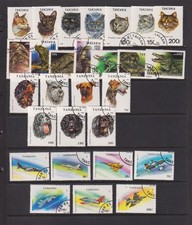 Tanzania - Dogs, Cats, Reptiles, Aircraft - cat. $ 24.00