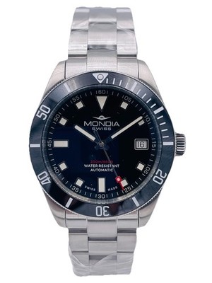 Mondia Swiss Uhr Sellita Sw200 38mm Stahl MS224R/796 sehr reduziert neu