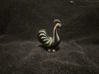 Fenton Art Glass Carnival Iridescent Rooster Figurine 2.75in