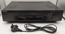 Sony SLV-E710UX VHS Video Recorder Black Tested & Working (No Remote)  Read