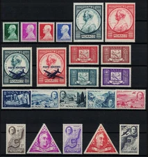 MONACO 1946 -  Royalty, airmail, landscapes /complete sets MNH (CV 42€)